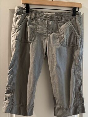 Aeropostale Olive Green Drawstring Waist Pants
